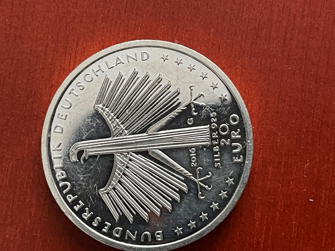  Deutschland Euro 20 Silbermünze 925er 2016 Otto Dix   