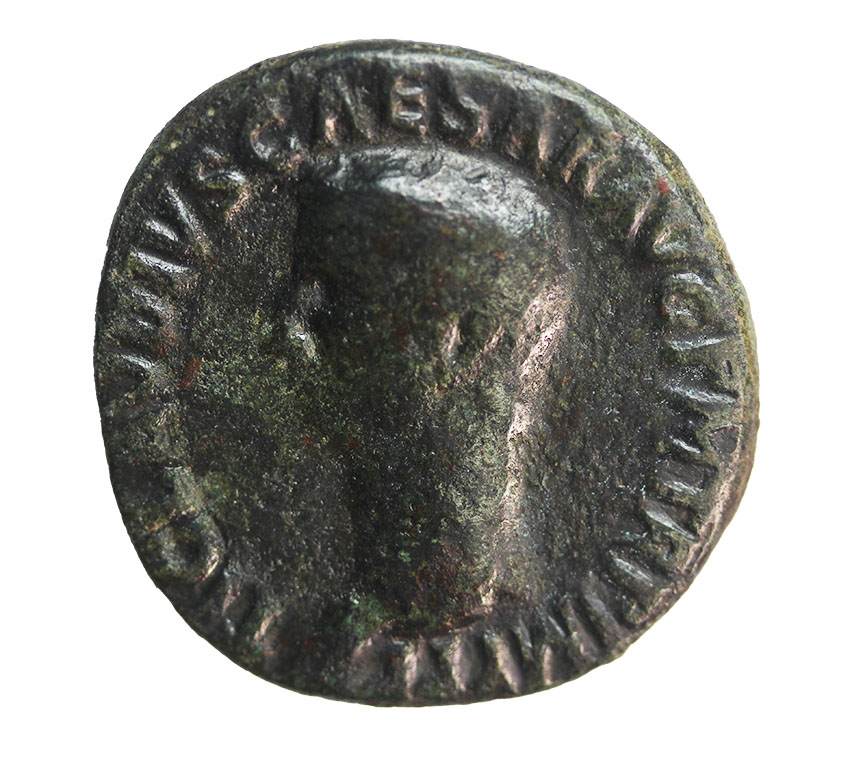  Claudius 42-43 AD ,AE As 27 mm ,8,23 g.   