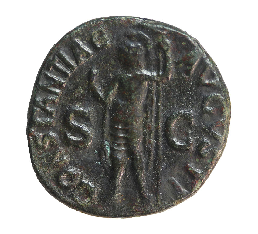  Claudius 42-43 AD ,AE As 27 mm ,8,23 g.   