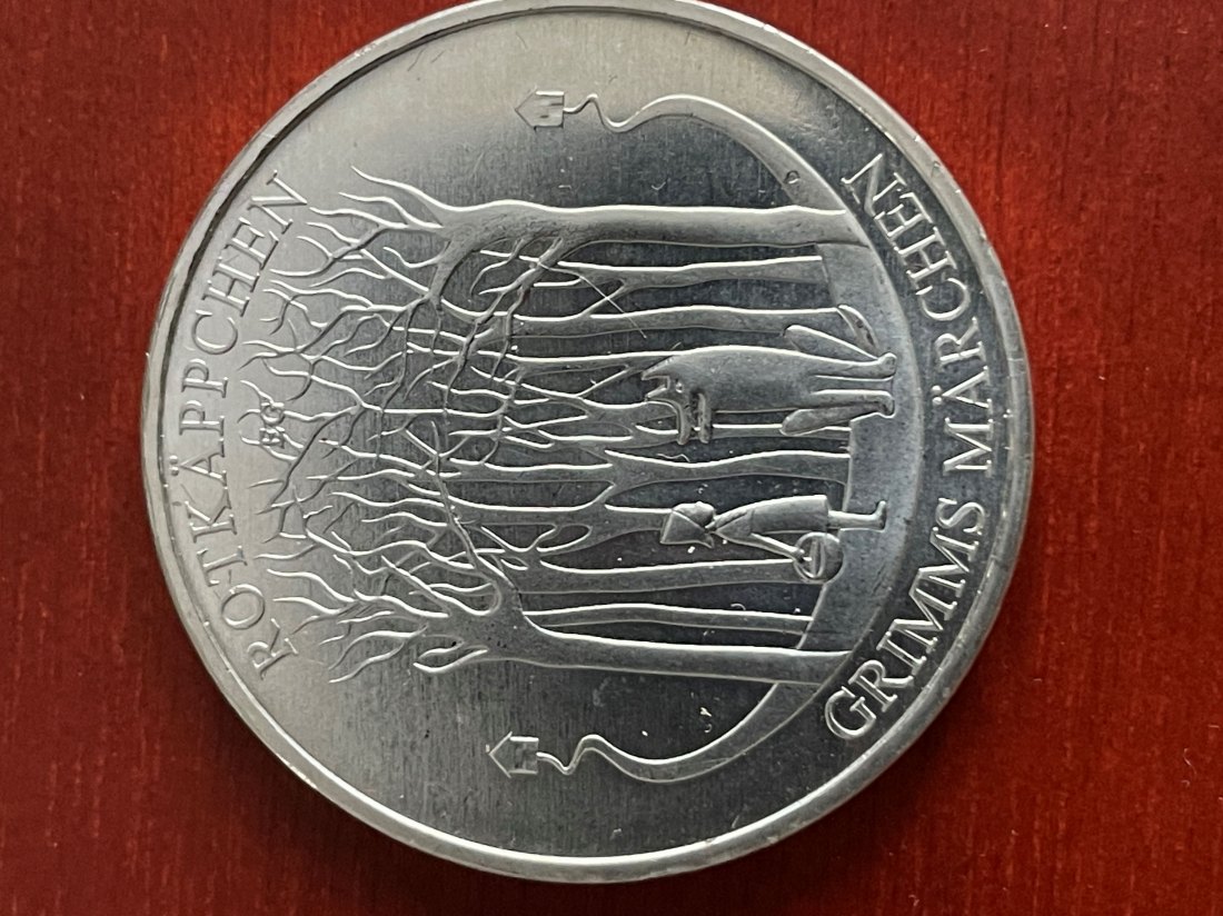 Deutschland Euro 20 Silbermünze 925er 2016 Rotkäppchen