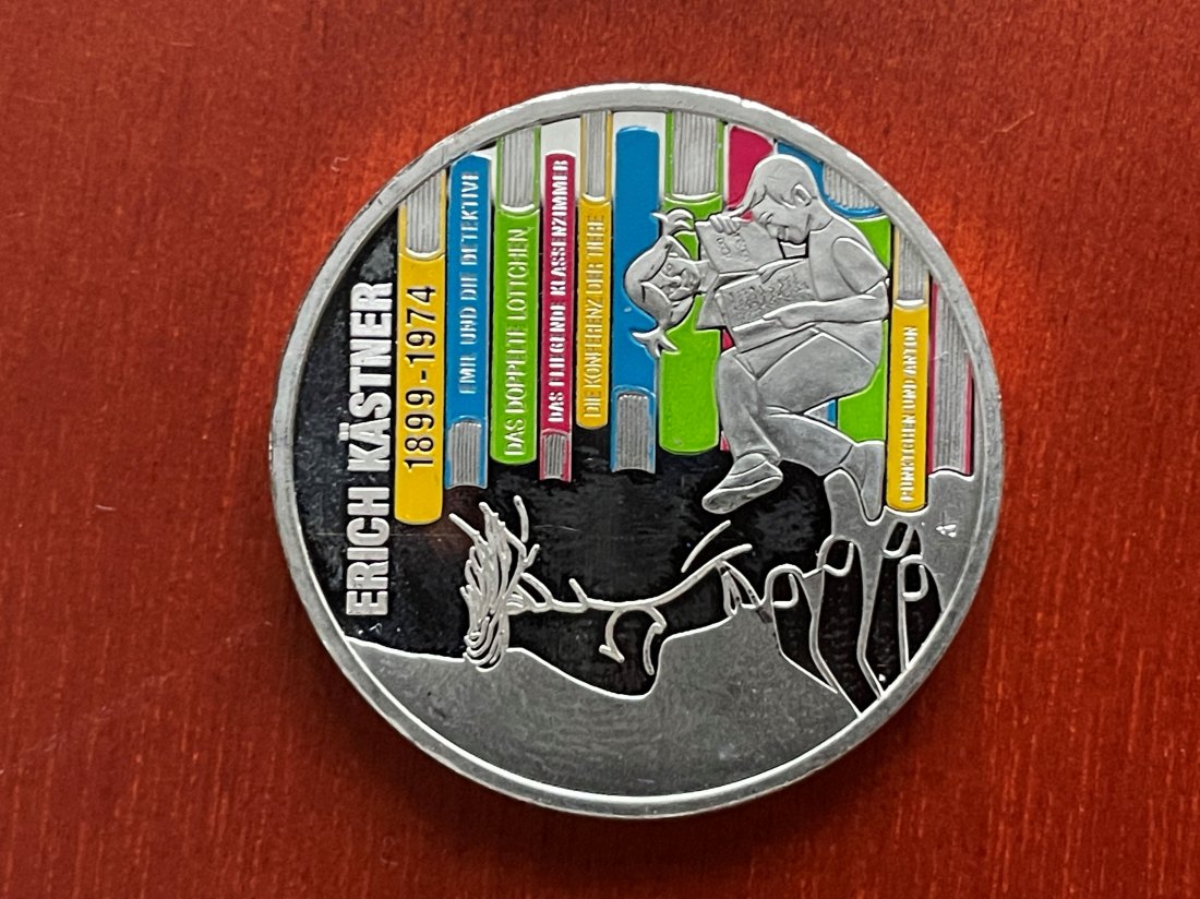  Deutschland Euro 20 Silbermünze 925er 2024 Erich Kästner   