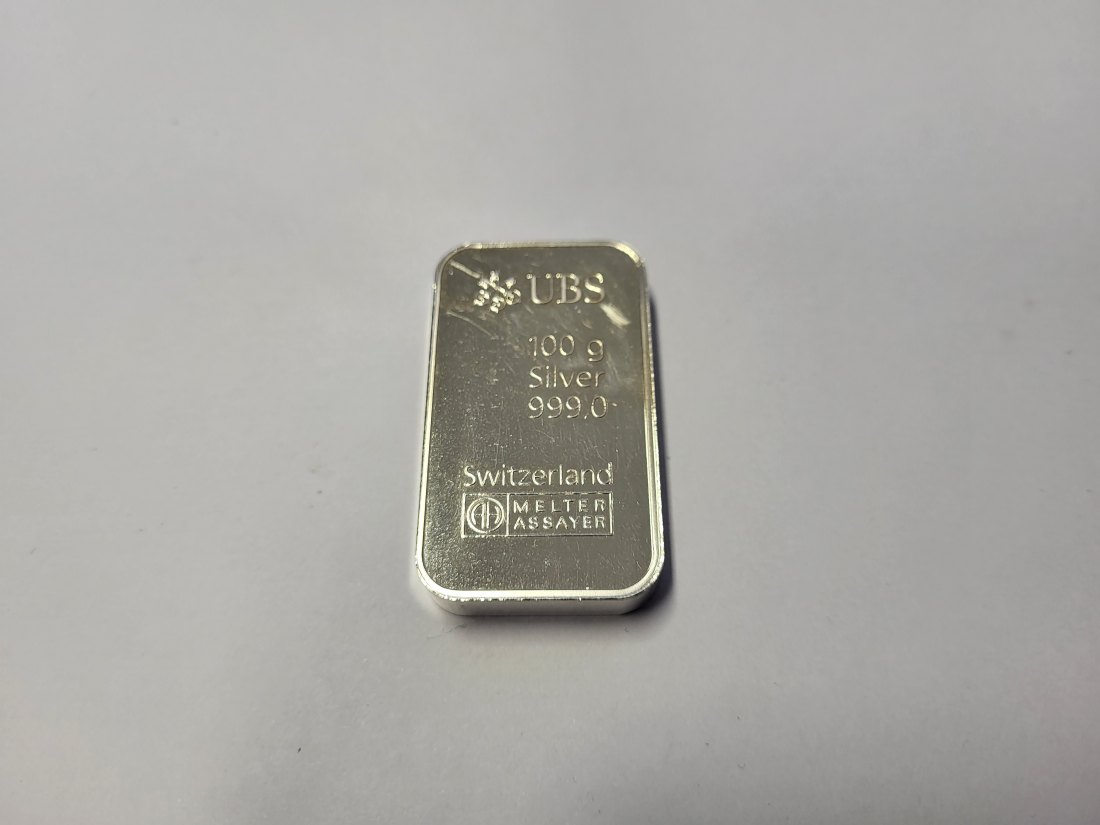  Silberbarren 100 g Melter Assayer Ag 999,0 silber Schweiz Spittalgold9800 (4997)   