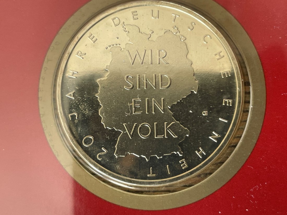  Numisblatt 10€ Silber 4/2010 – 20 Jahre Deutsche Einheit – 925 Silber   