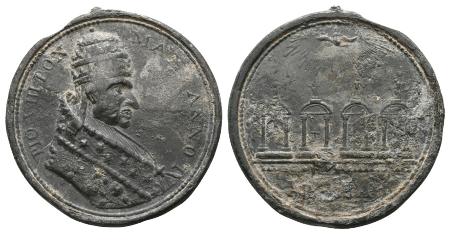  Bleimedaille o.J.; 26,31 g ; Ø 42,1 mm   