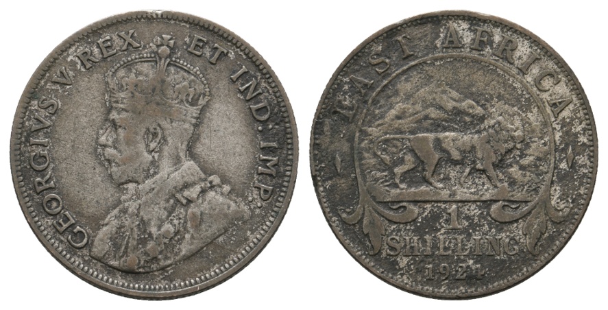  Ausland, East Africa; 1 Shilling 1924   