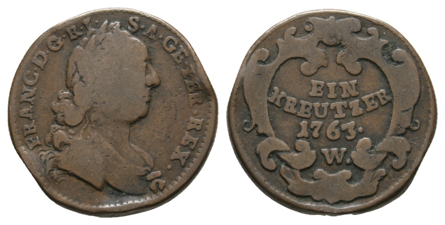  Altdeutschland; Kleinmünze 1763   