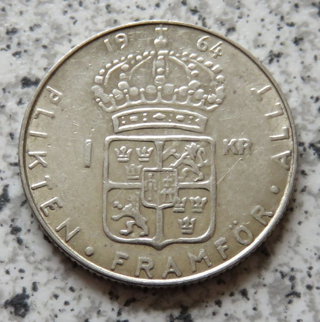  Schweden 1 Krona 1964   