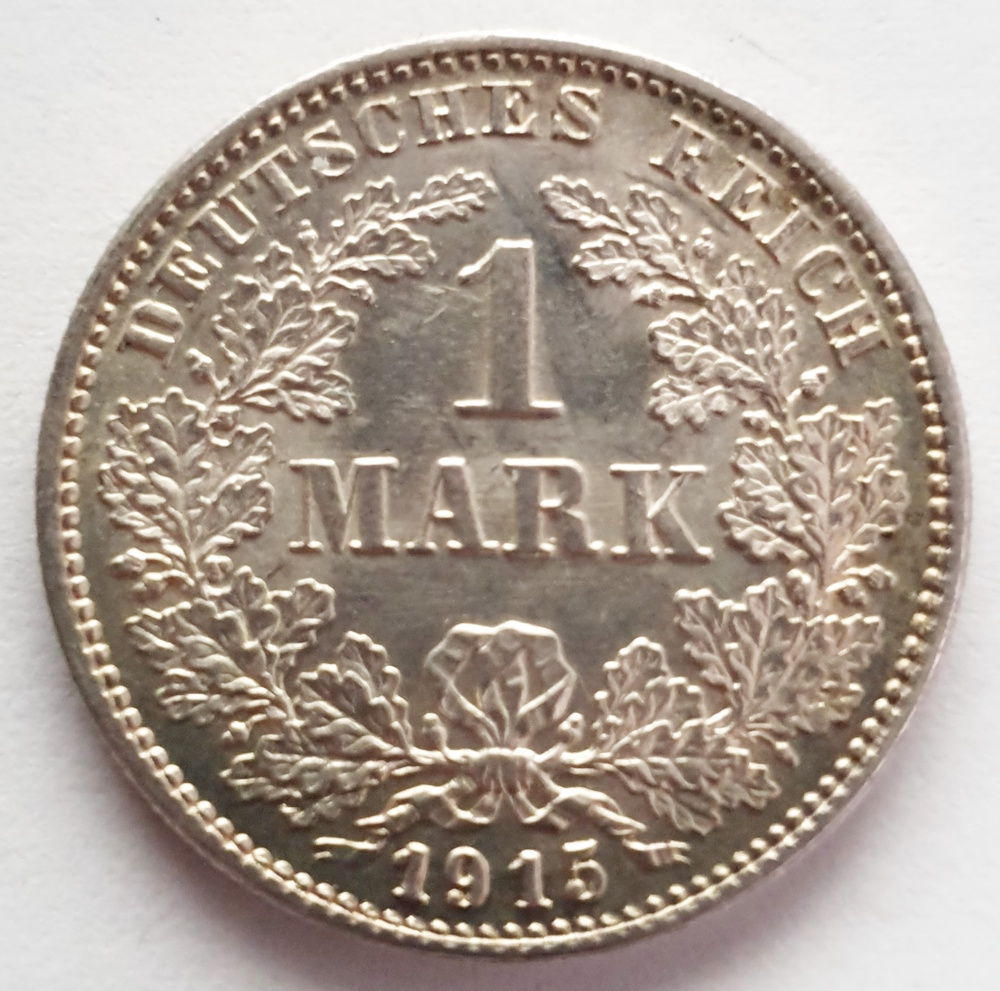 1 Mark 1915 G Kaiserreich vz/Stgl. #1   