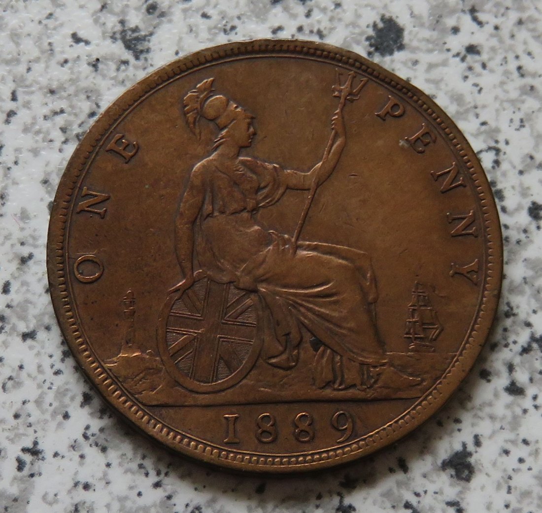  Großbritannien 1 Penny 1889   