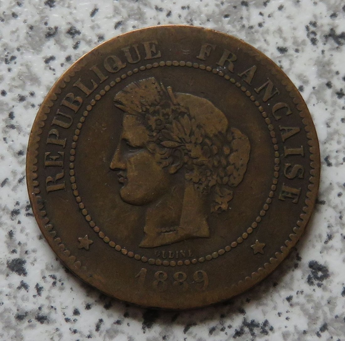  Frankreich 5 Centimes 1889 A   
