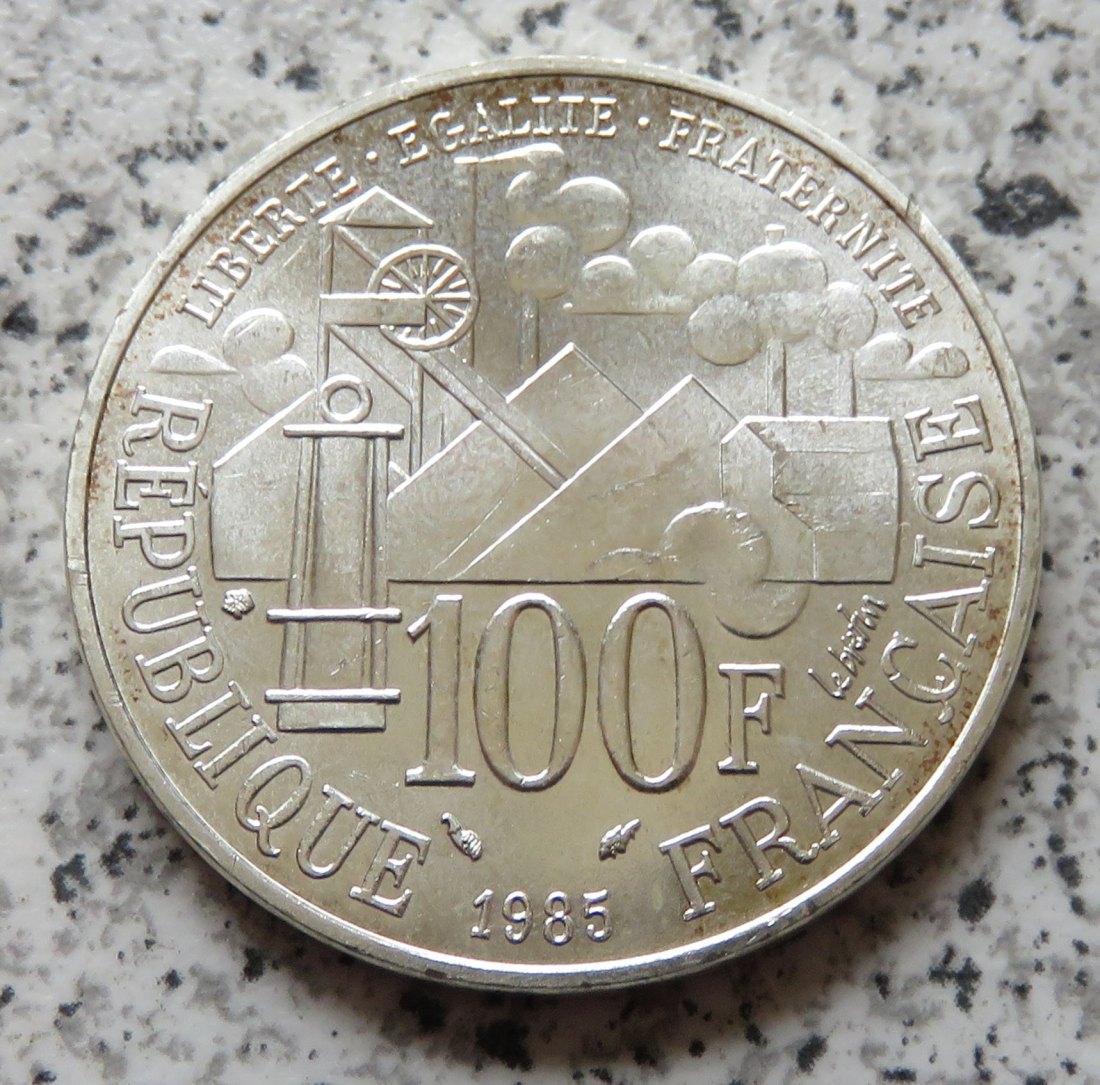  Frankreich 100 Francs 1985, Emile Zola   