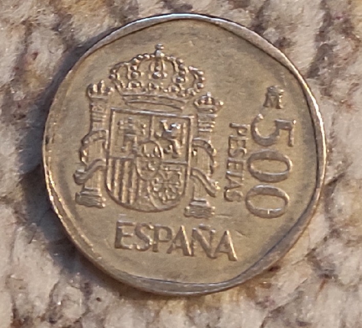  Spanien 500 Pesetas 1988   