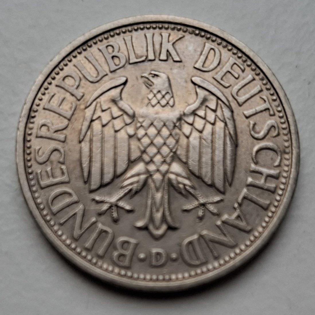  Deutschland 2 Deutsche Mark 1951 D Ähren und Weintrauben   