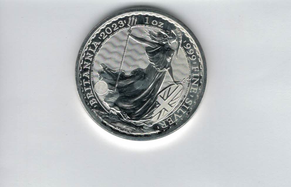  2 Pounds 2023 Britannia 1 Oz Unze Elisabeth Fleck Großbritannien Spittalgold9800 (5455   