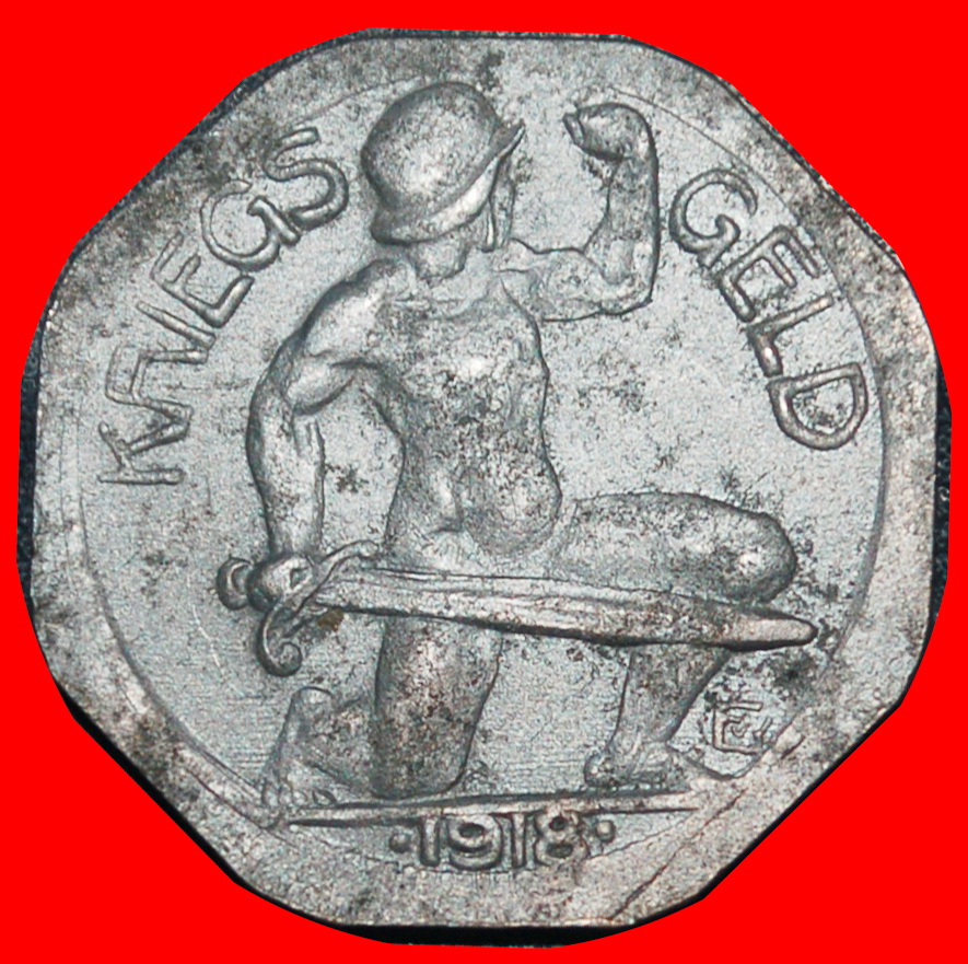  Ⰿ WUERTTEMBERG: GERMANY NEUENBUERG ★ 20 PFENNINGS 1918! NOT NUDE BODYBUILDER★LOW START ★ NO RESERVE!   