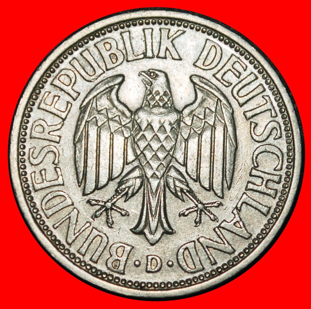  Ⰿ NOT COMMUNIST TYPE (1950-2001): GERMANY ★ 1 MARK 1950D BAVARIA! I A r1!★LOW START ★ NO RESERVE!   