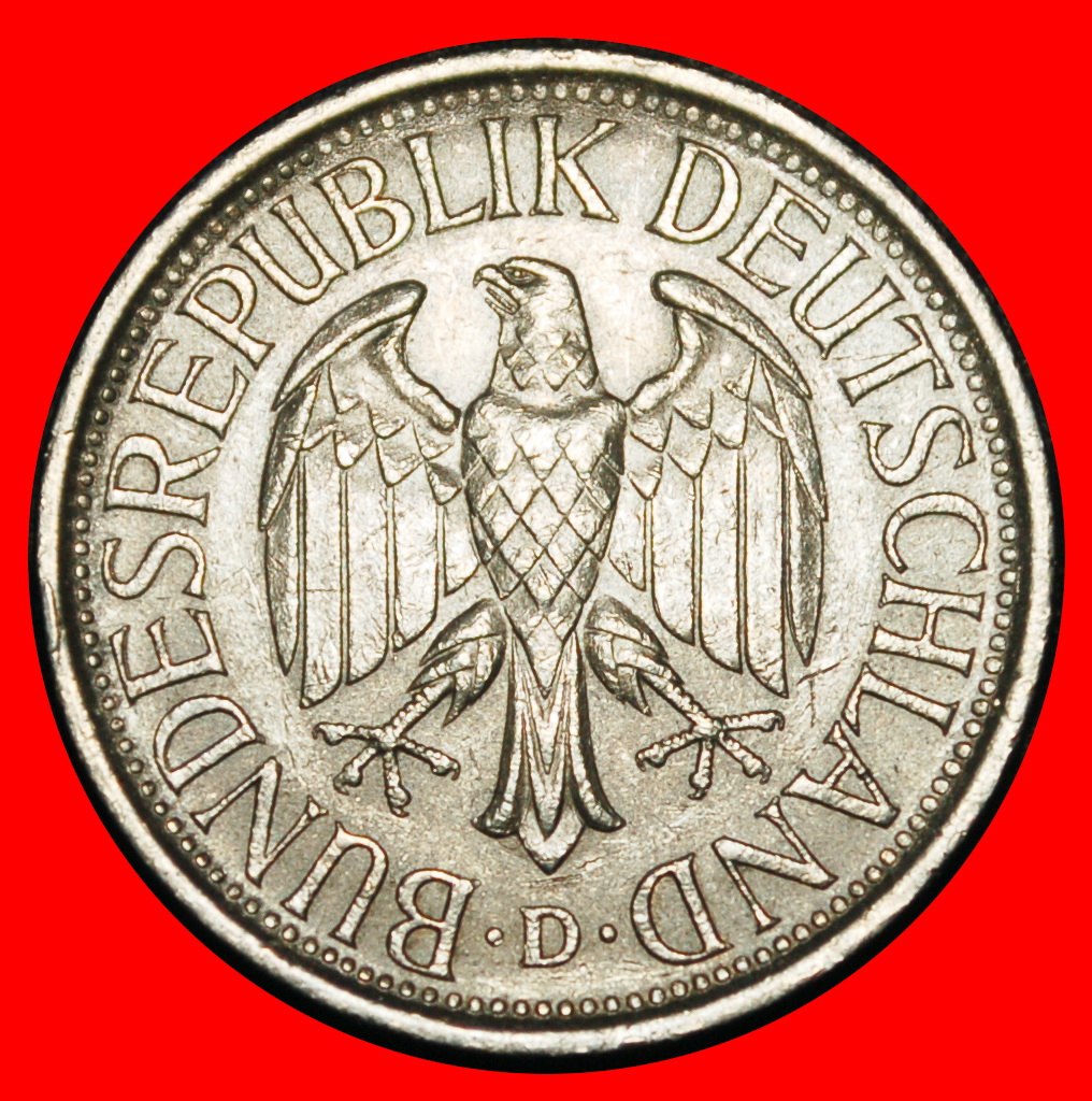  Ⰿ NOT COMMUNIST TYPE (1950-2001): GERMANY ★ 1 MARK 1980D BAVARIA! II1 C r2!★LOW START ★ NO RESERVE!   