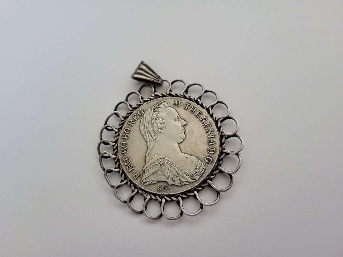  Maria Theresia Taler NP 1780 Anhänger zum Gedenken silber 35,8g Österreich Spittalgold9800 (3469   