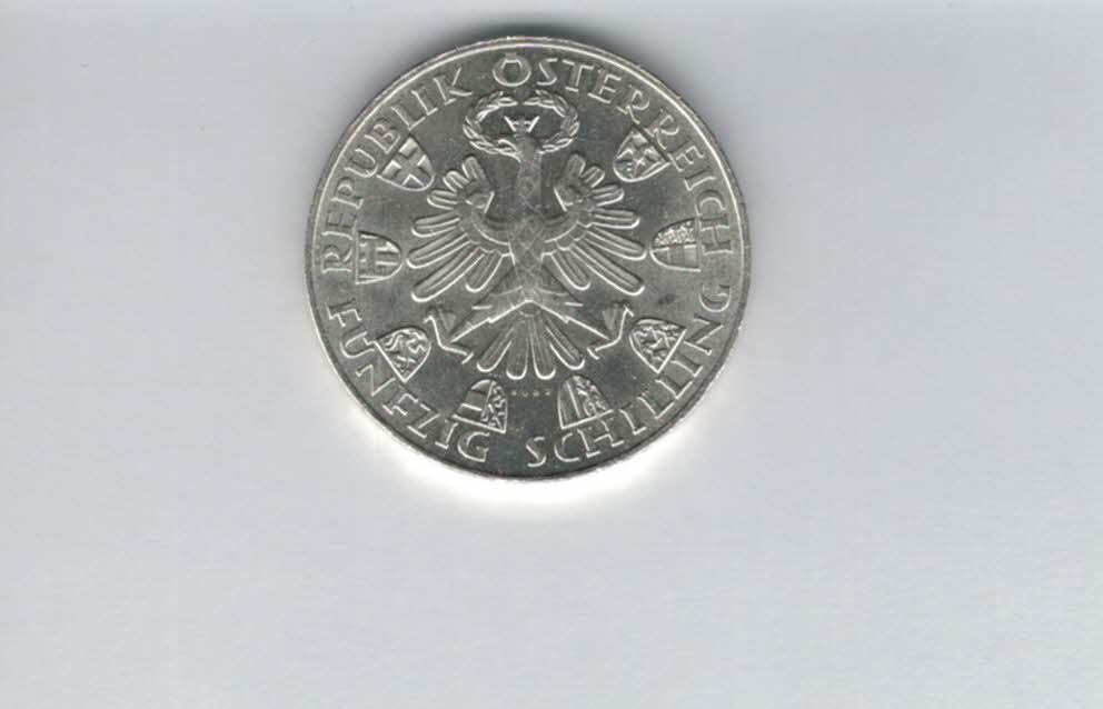  50 Schilling 1959 Andreas Hofer Tiroler Freiheit silber 18g fein Österreich Spittalgold9800 (4584/1)   