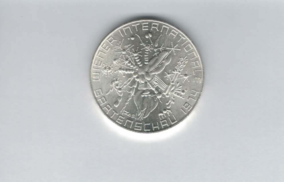  50 Schilling 1974 Gartenschau in Wien Ag/12,8g fein Österreich Spittalgold9800 (4504/1)   