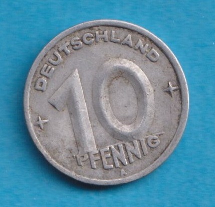  DDR 10 Pfennig 1948 A   