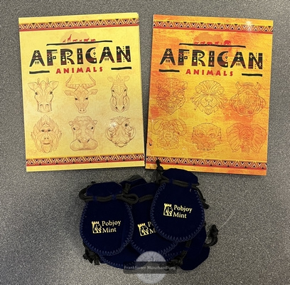  Sierra Leone 12x 1 Dollar African Animals Set 2023 FM-Frankfurt   