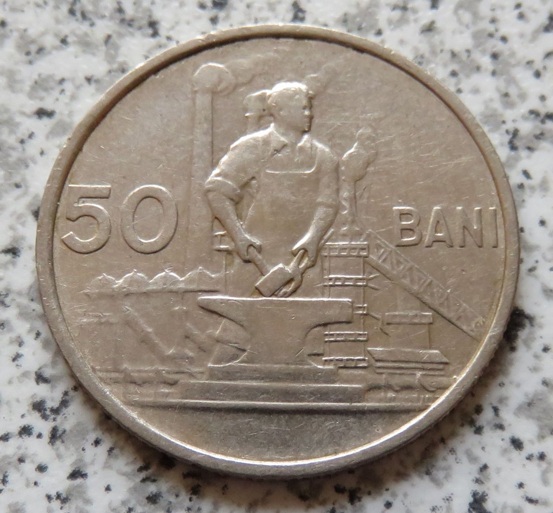  Rumänien 50 Bani 1956   