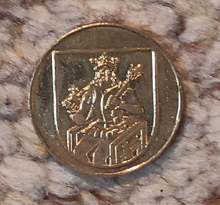  Münze KAŠTIEĽ ČERENANY 1329, Slowakei   