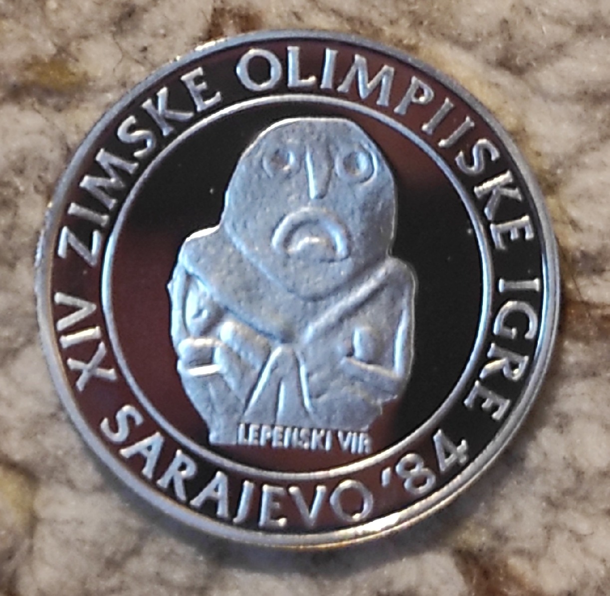  Jugoslawien 250 Dinara 1983, SILBER, XIV Olympische Winterspiele in Sarajevo   