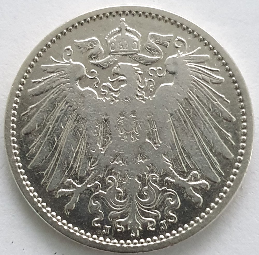  1 Mark 1903 J Kaiserreich ss #9   
