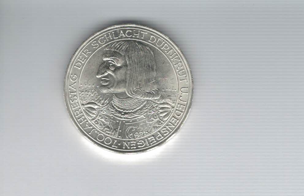  100 Schilling 1978 Schlacht Dürnkrut und Jedenspeigen Ag 15,36g Österreich Spittalgold9800 (1914/18   