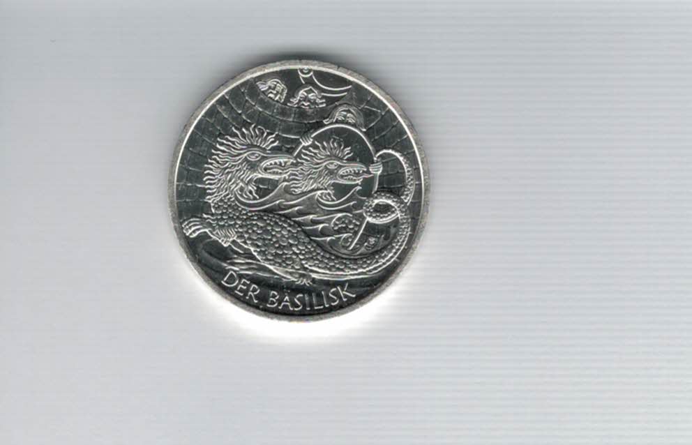  10 Euro 2009 Der Basilisk von Wien silber/16g fein Österreich Spittalgold9800 (4971/15   