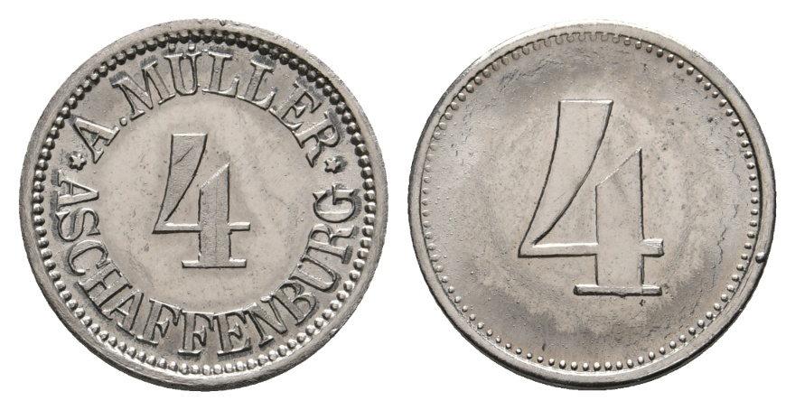  Bayern, Aschaffenburg A.Müller, WZ: 4; Menzel 744.7   