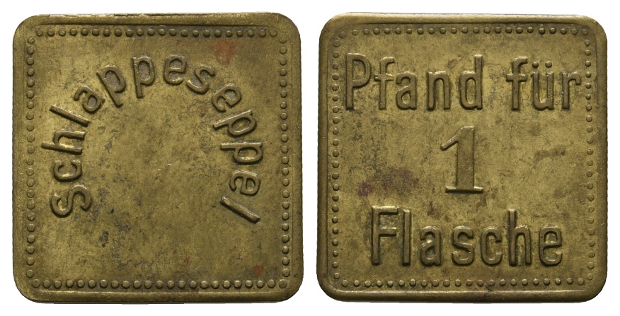  Bayern, Schlappeseppel, Pfand für 1 Flasche; Menzel -   