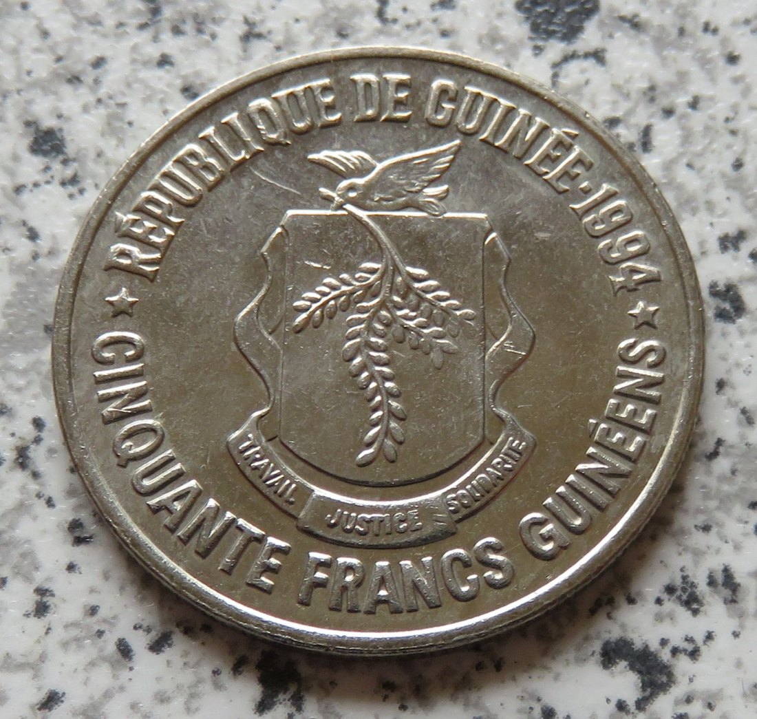  Guinea 50 Francs 1994   