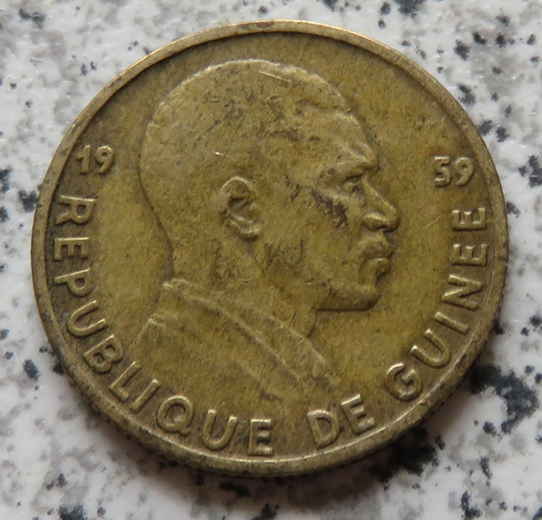  Guinea 5 Francs 1959   