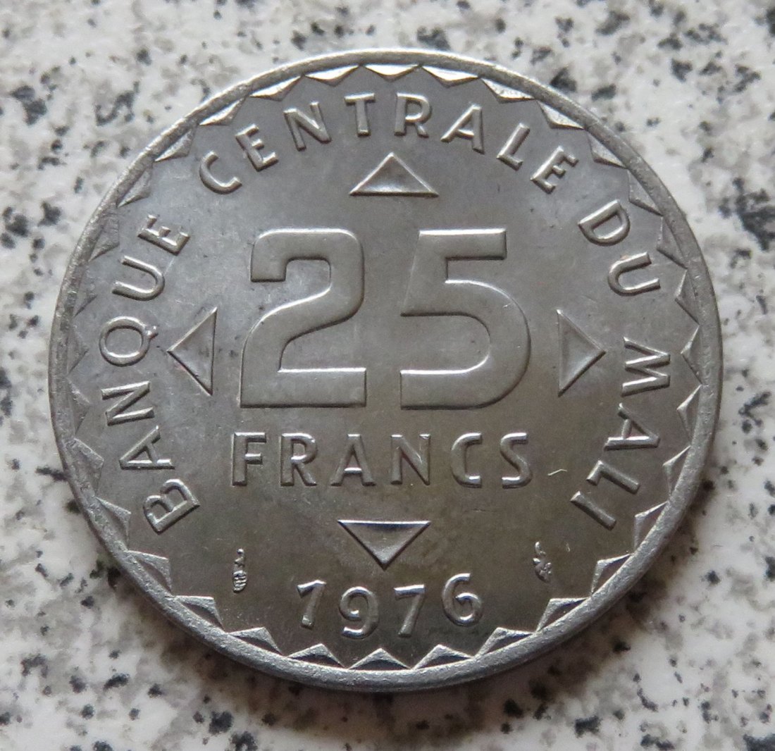  Mali 25 Francs 1976   