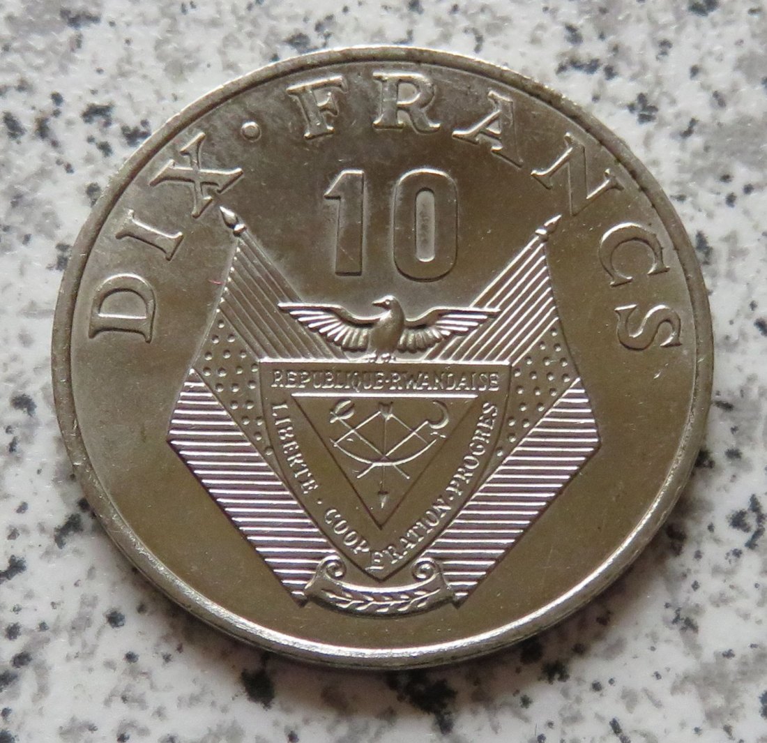  Ruanda 10 Francs 1985   