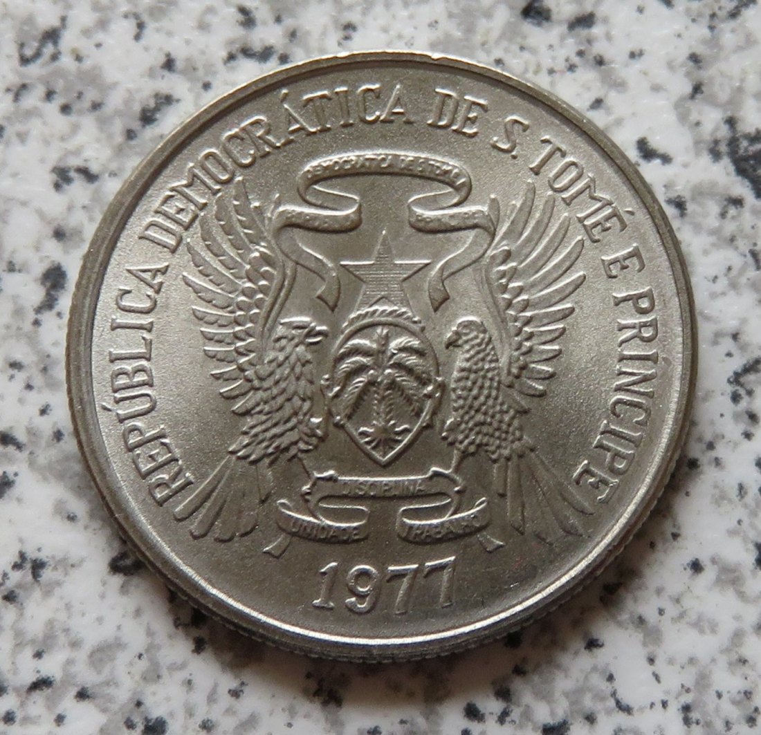  Saint Thomas & Prince Islands 5 Dobras 1977   