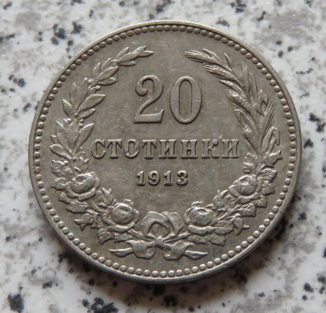  Bulgarien 20 Stotinki 1913   