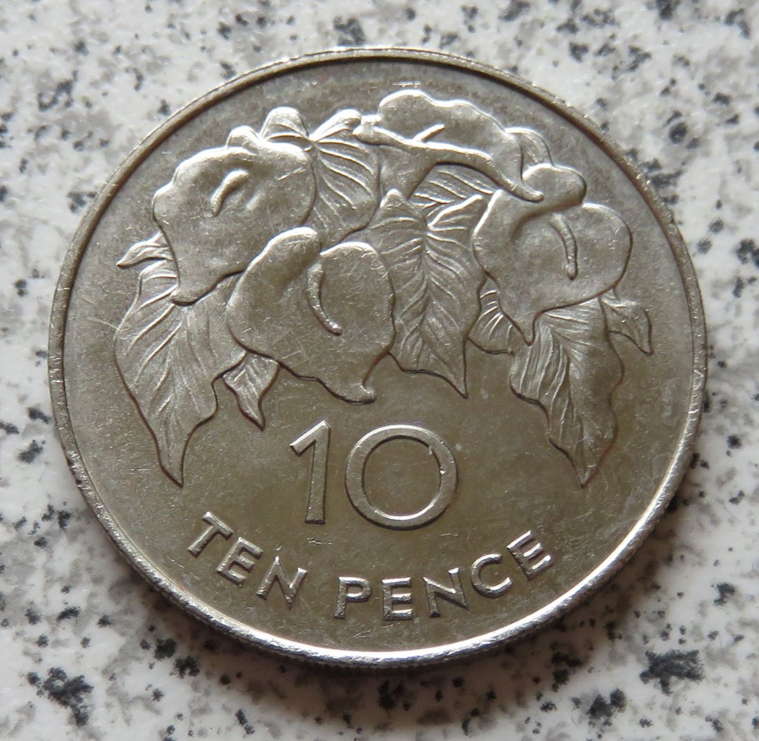  Saint Helena und Ascension 10 Pence 1991   