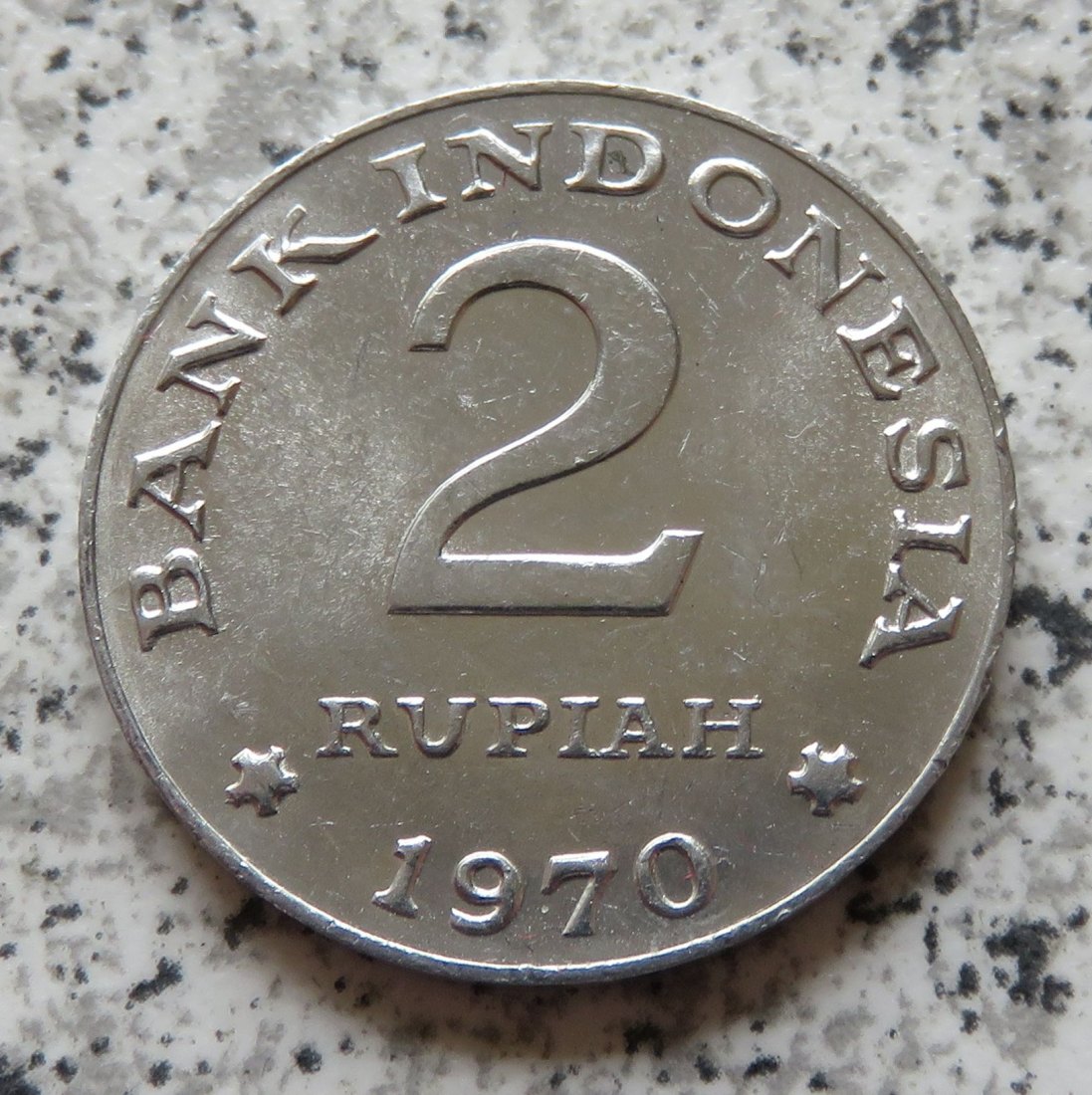  Indonesien 2 Rupiah 1970   