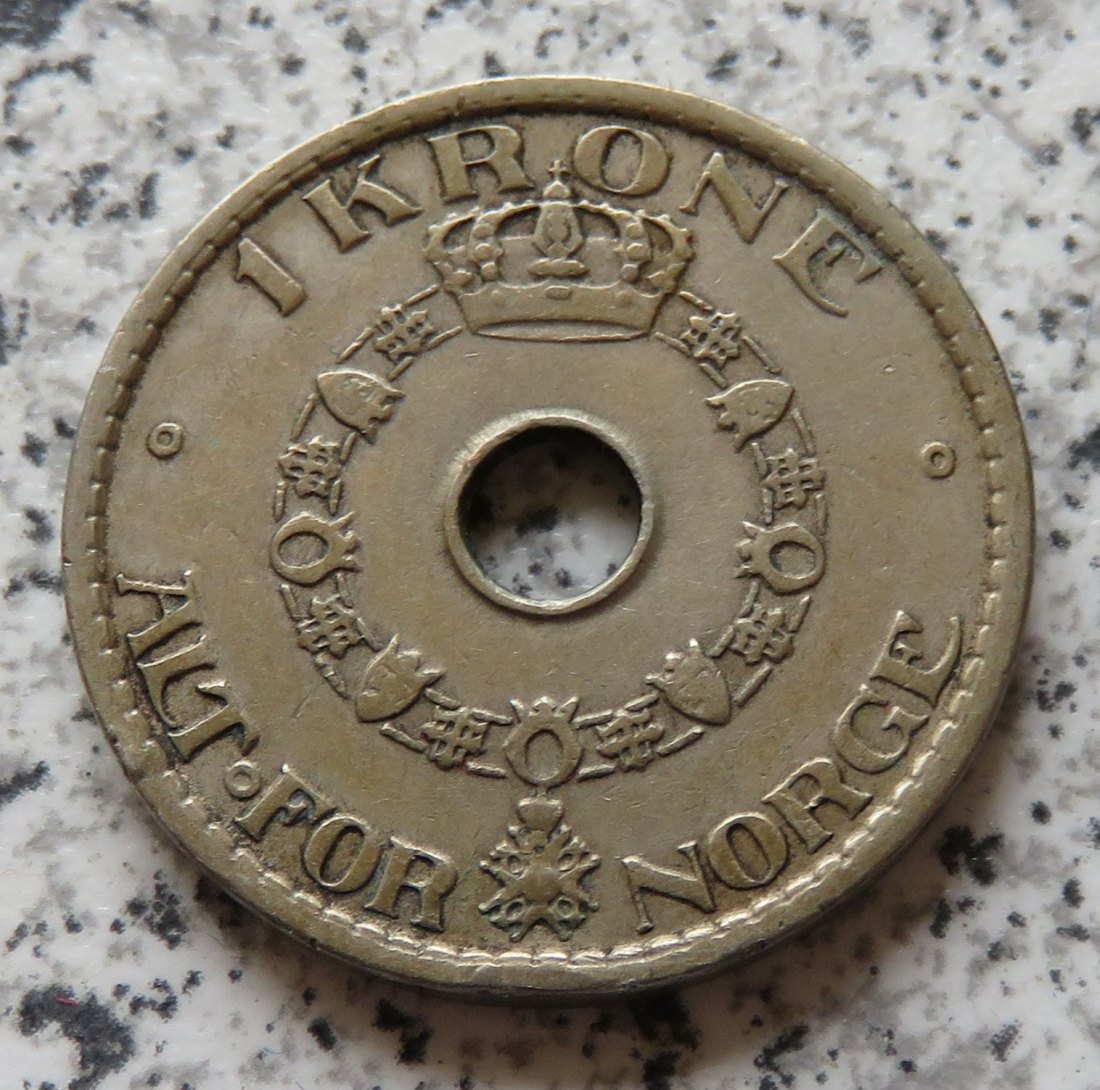  Norwegen 1 Krone 1938   