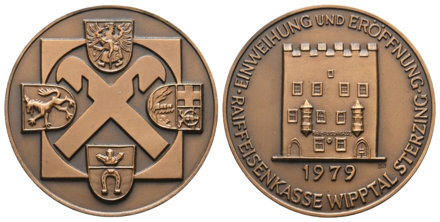  Bronzemedaille 1979; 34,50 g; Ø 44,5 mm   