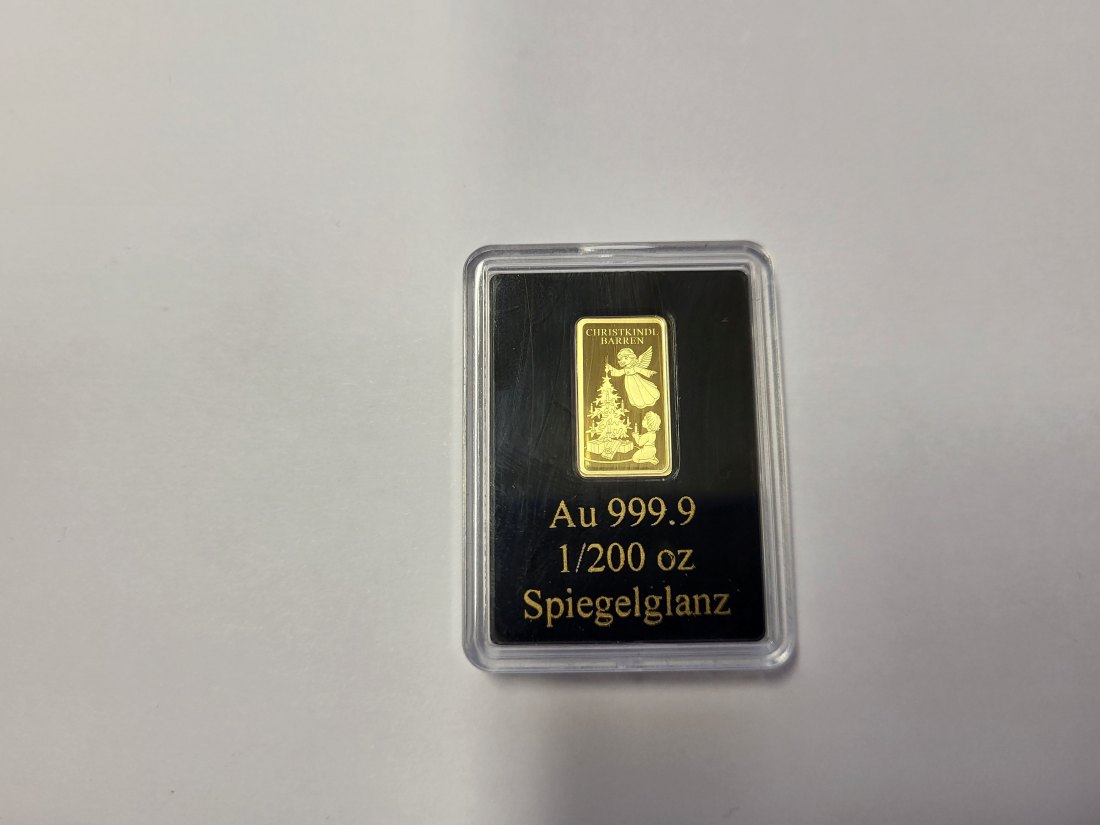  Goldbarren 1/200 Oz Christkindl Barren Österreich Spittalgold9800 (5527   