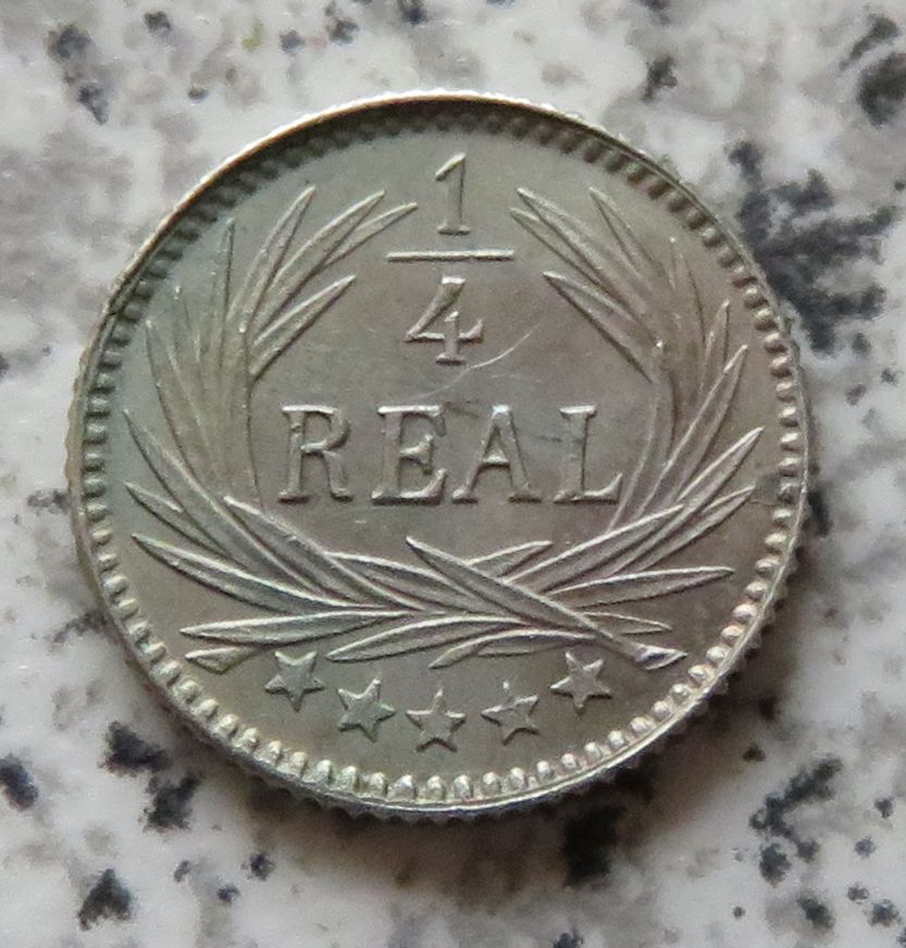  Guatemala 1/4 Real 1894 H   