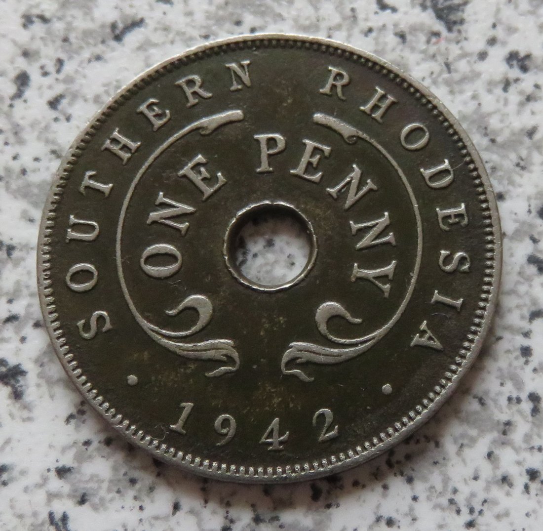  Südrhodesien 1 Penny 1942   