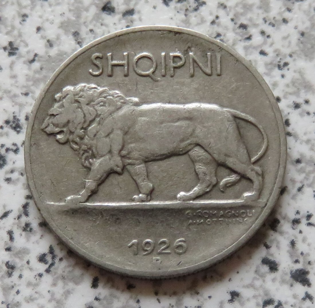  Albanien 1/4 Leku 1926 R   