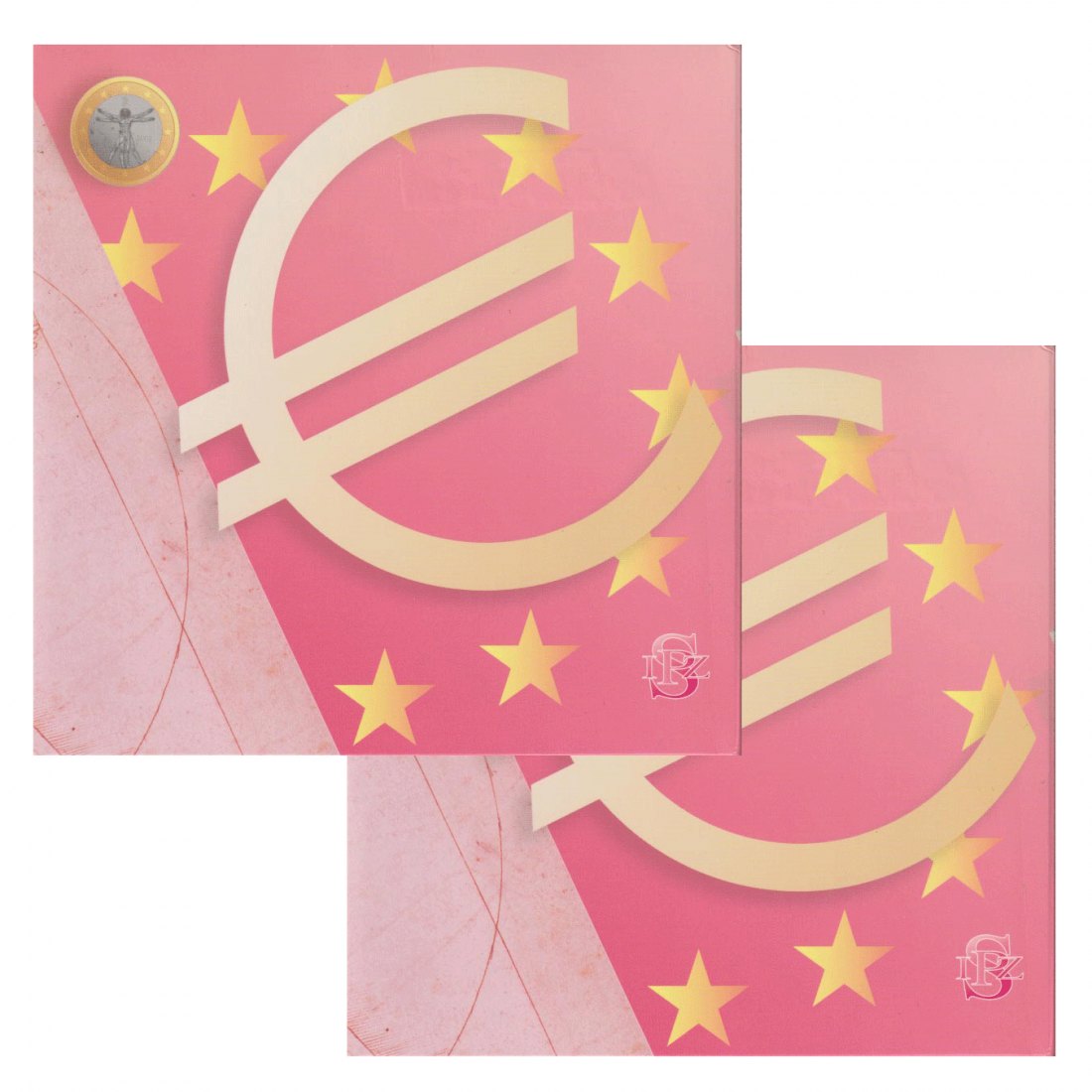  Offiz. 2x Euro-KMS Italien 2005 nur 25.000St!   