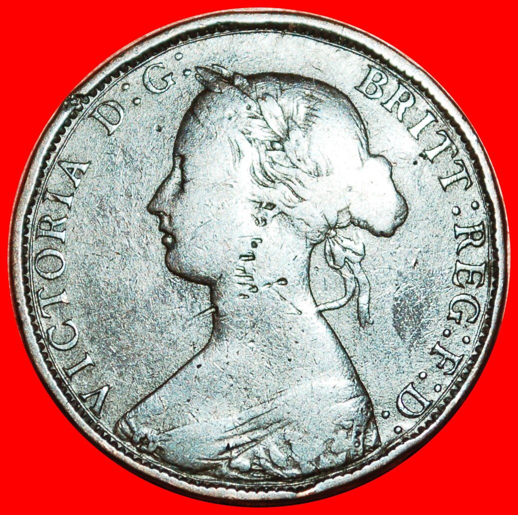  Ⰿ MISTRESS OF SEAS 1860-1874:GREAT BRITAIN★HALF PENNY 1861! VICTORIA 1837-1901★LOW START★NO RESERVE!   
